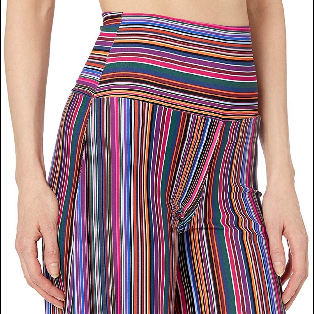🆕 TAHARI Palazzo Rainbow Boho Swim Cover Up Pant